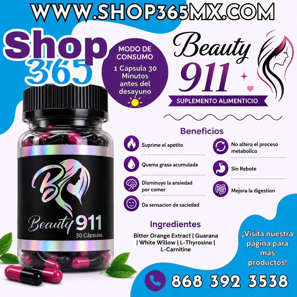 Beauty 911 Mayoreo 10 Piezas