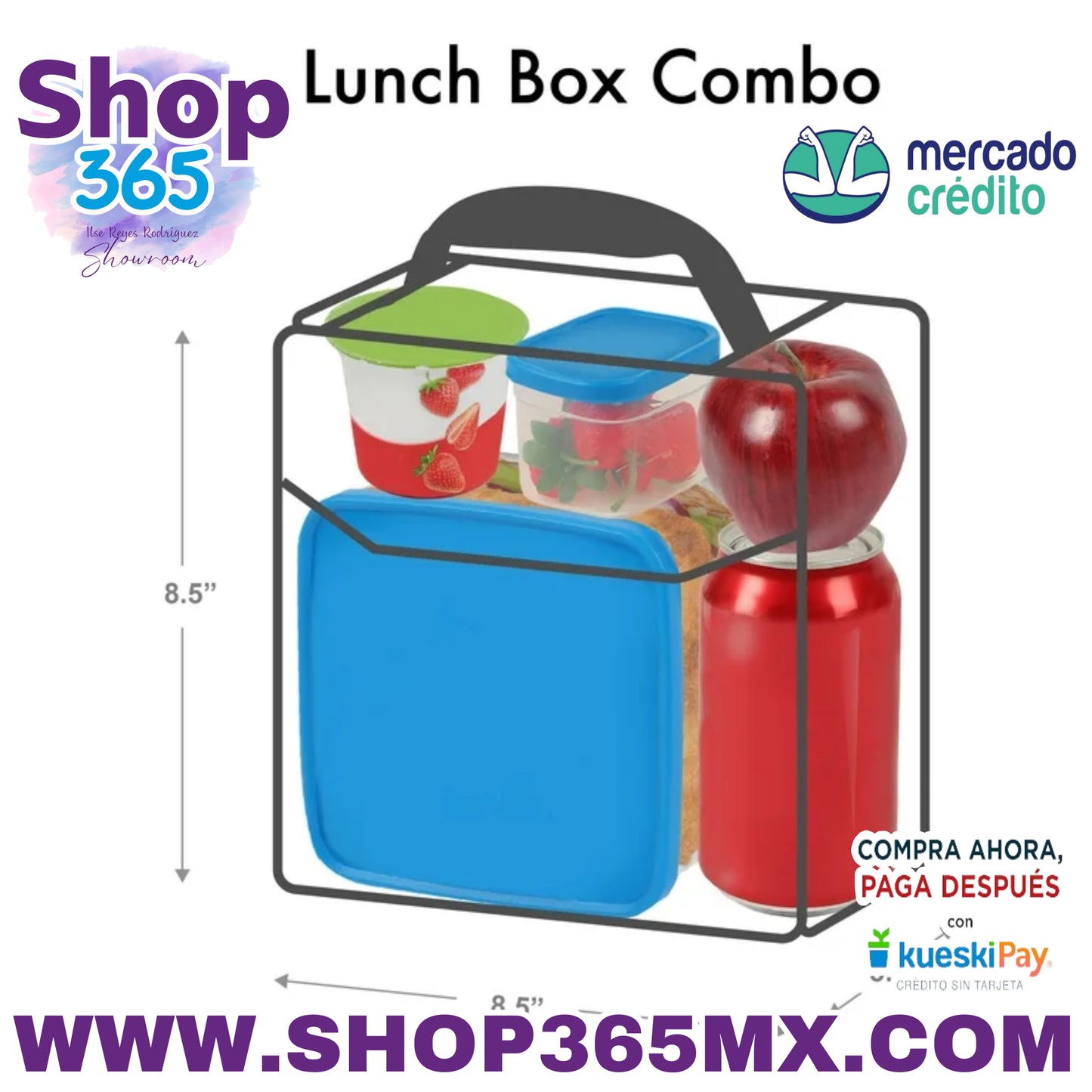 Combo de lonchera Arctic Zone con bolsa de hielo, botella de agua y recipiente para sándwich, leopardo arcoíris