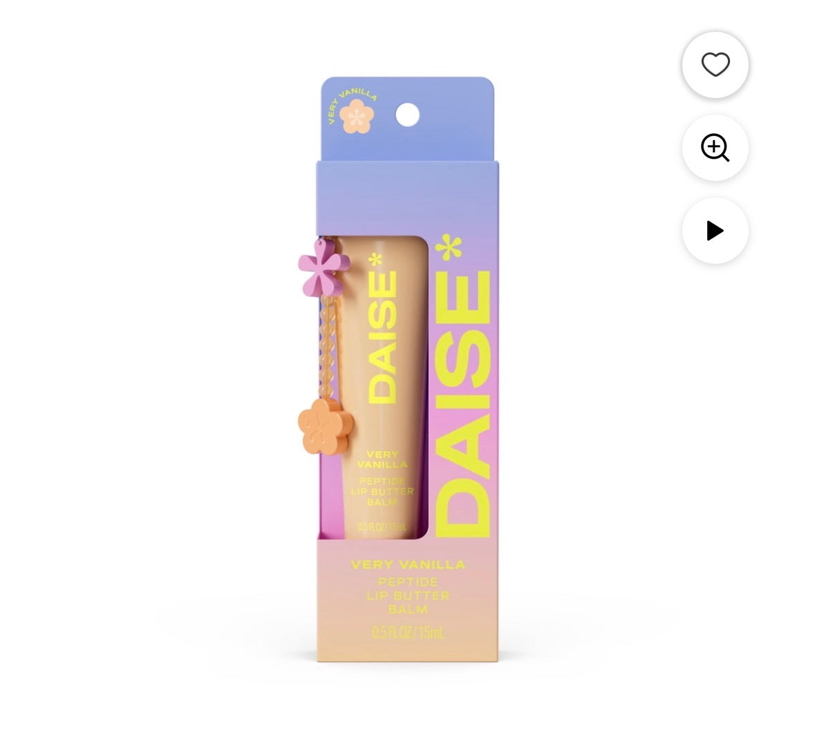 Daise Very Vanilla Peptide Lip Butter Balm 15 ml – Bálsamo Labial con Péptidos