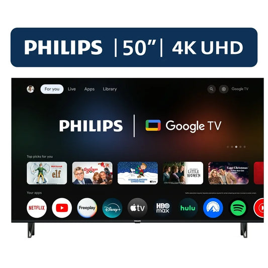 Philips Clase de 50" 4K Ultra HD (2160p) Google Smart LED TV (50PUL7552/F7)