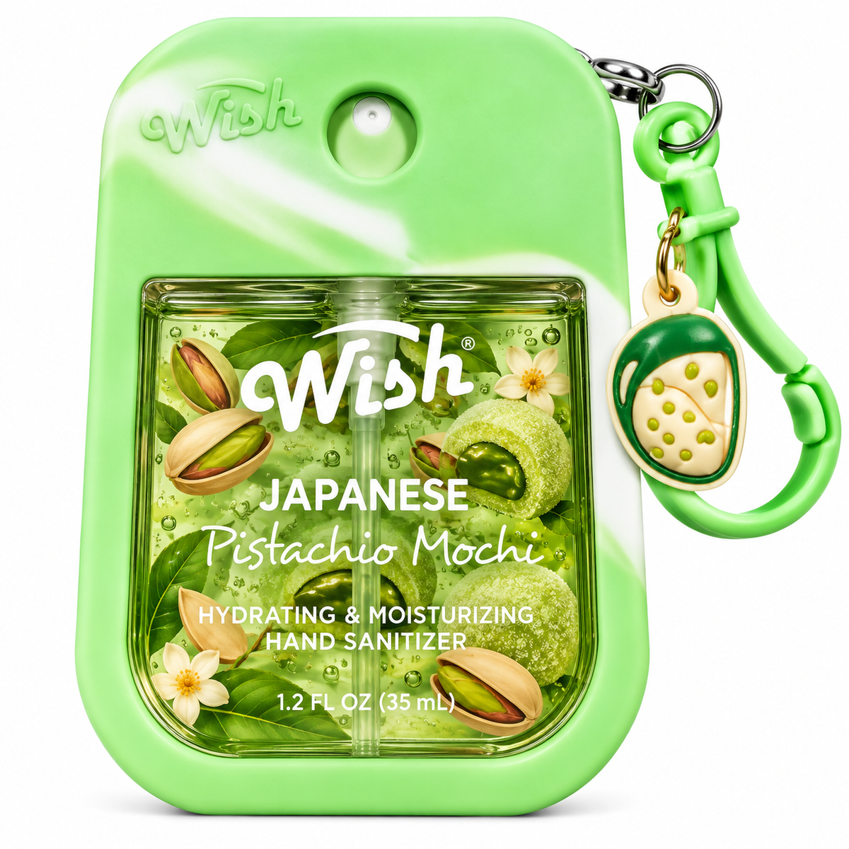 Sanitizante de Manos Wish Japanese Pistachio Mochi – 35 ml 💚