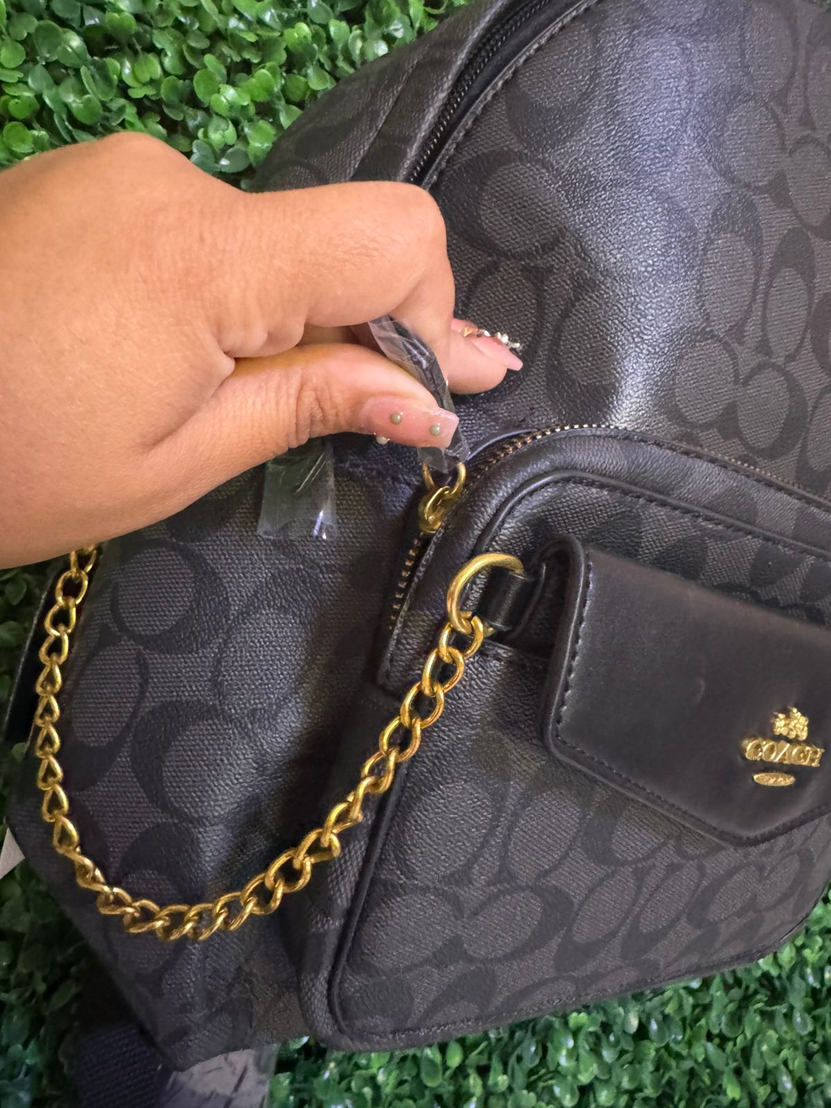 Mochila Coach negro