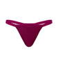 💜 Victoria’s Secret Tanga Thong con Cintura Logo – Color Vino