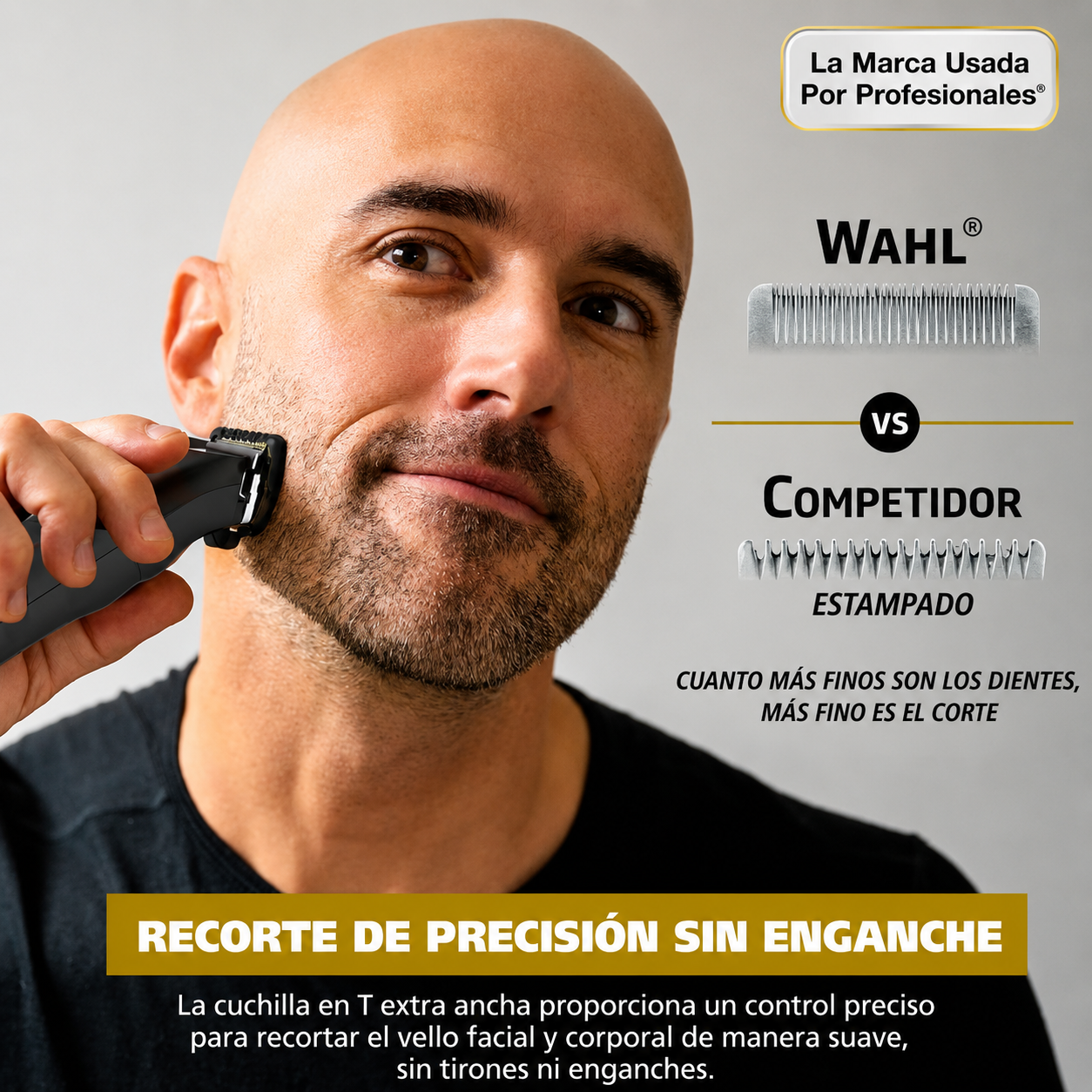 Wahl Manscaper Caja de Herramientas Recortadora Recargable para Recortar, Afeitar y Detallar para Hombre - 3024523