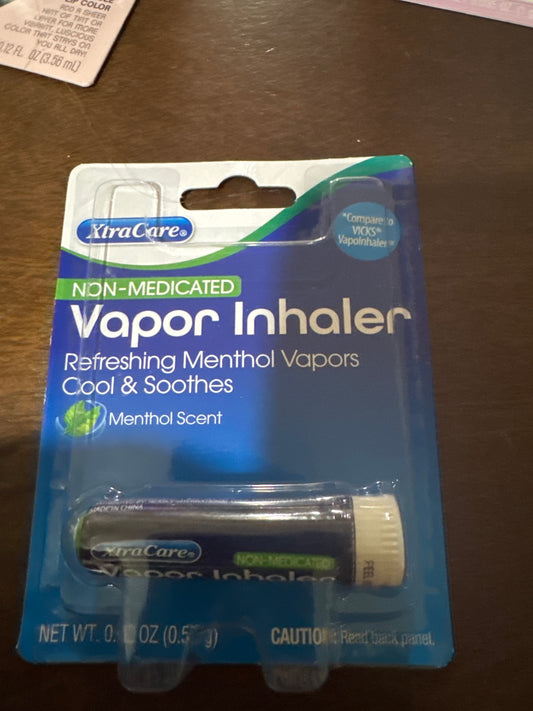XtraCare Vapor Inhaler Refreshing Menthol Vapors Cool & Soothes