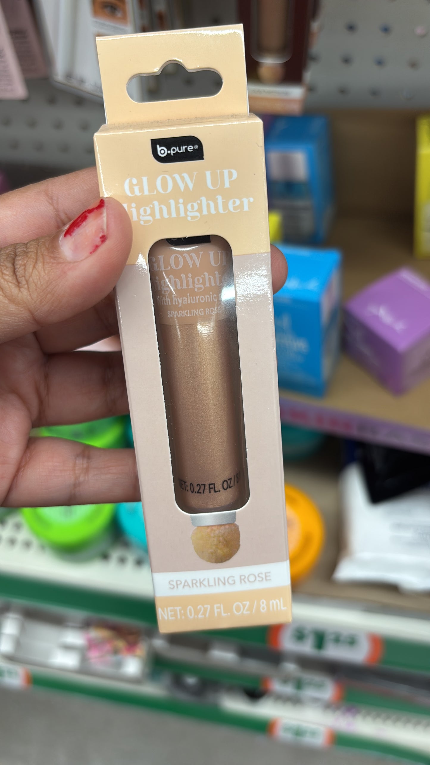Glow Highlighter Bpure Sparkling Rose