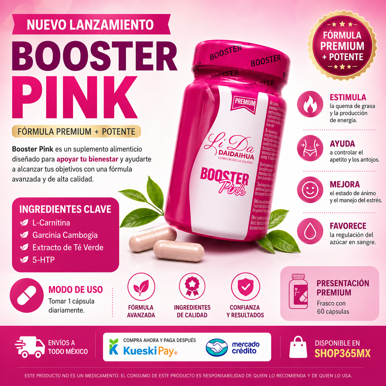 LIDA BOOSTER PINK BY LIDA DAIDAHUA