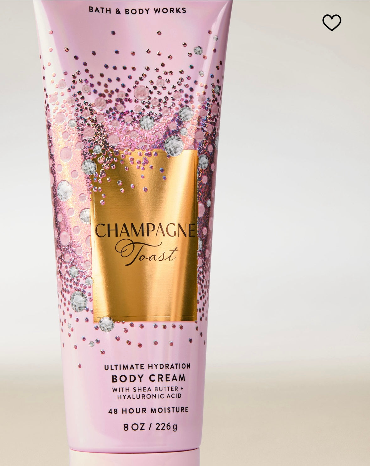 BATH & BODY WORKS Champagne Toast Body Cream 226g