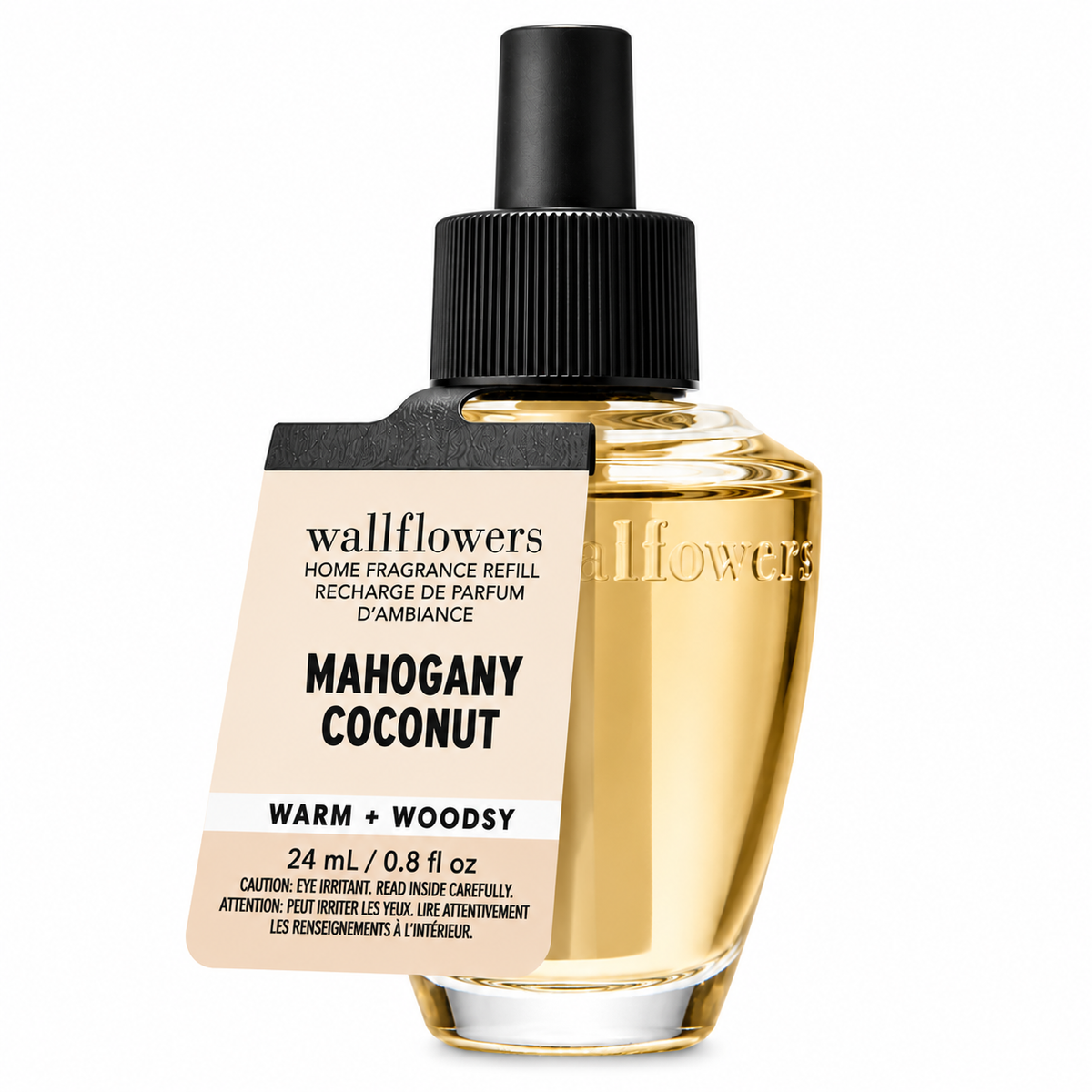 🥥🤎 Bath & Body Works Mahogany Coconut – Repuesto Aromático Wallflowers | 24 ml