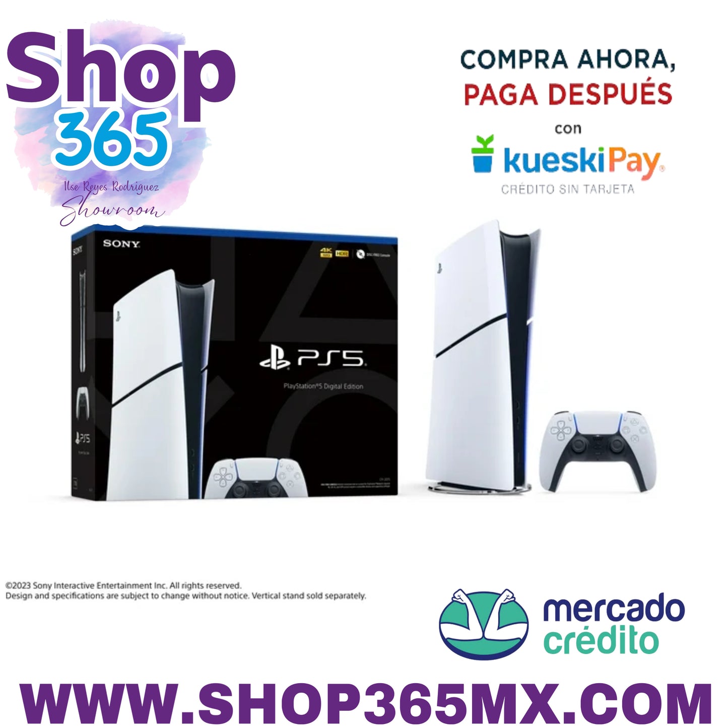 Consola digital Sony PlayStation 5 (PS5) delgada