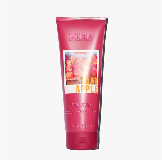 PINK That Apple Body Lotion 236 ml | Loción Corporal Manzana, Canela y Aire Fresco