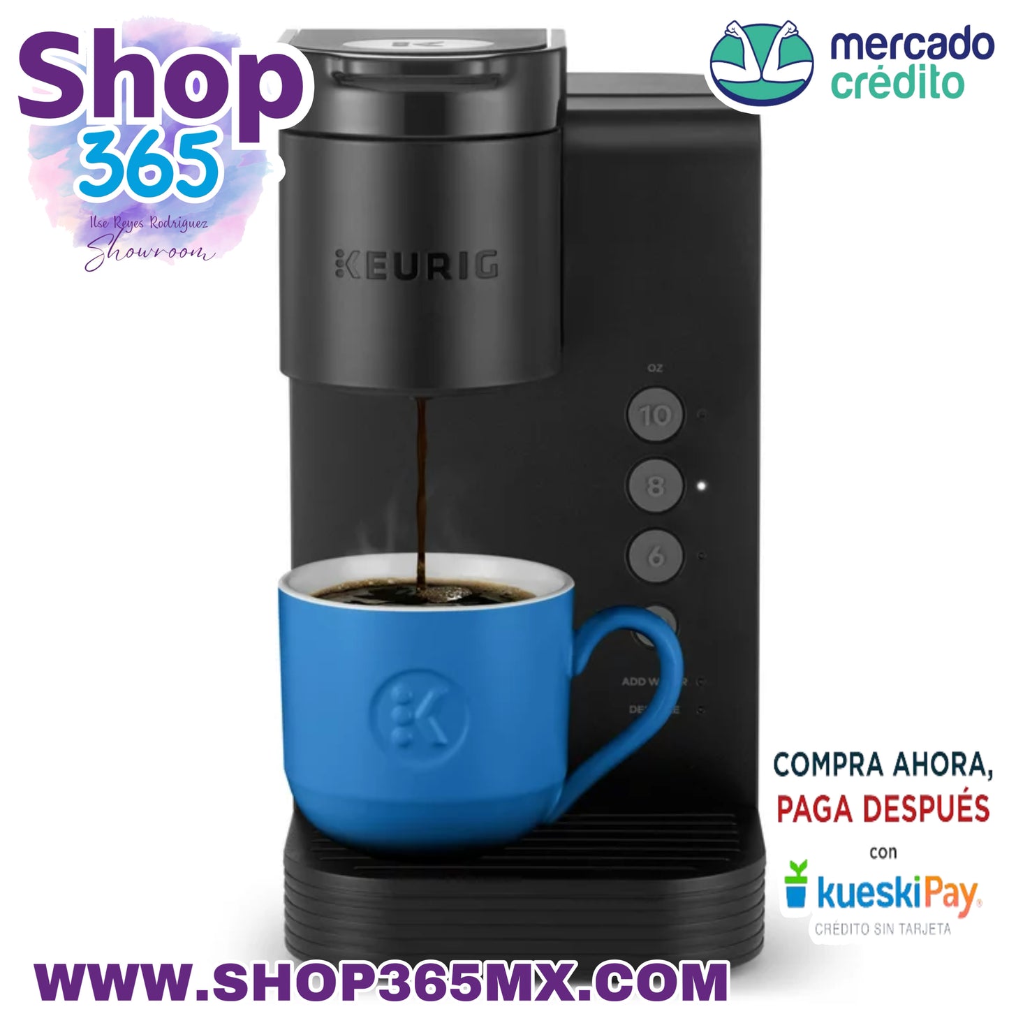 Keurig K-Express Essentials Cafetera de cápsulas K-Cup de una porción, color negro