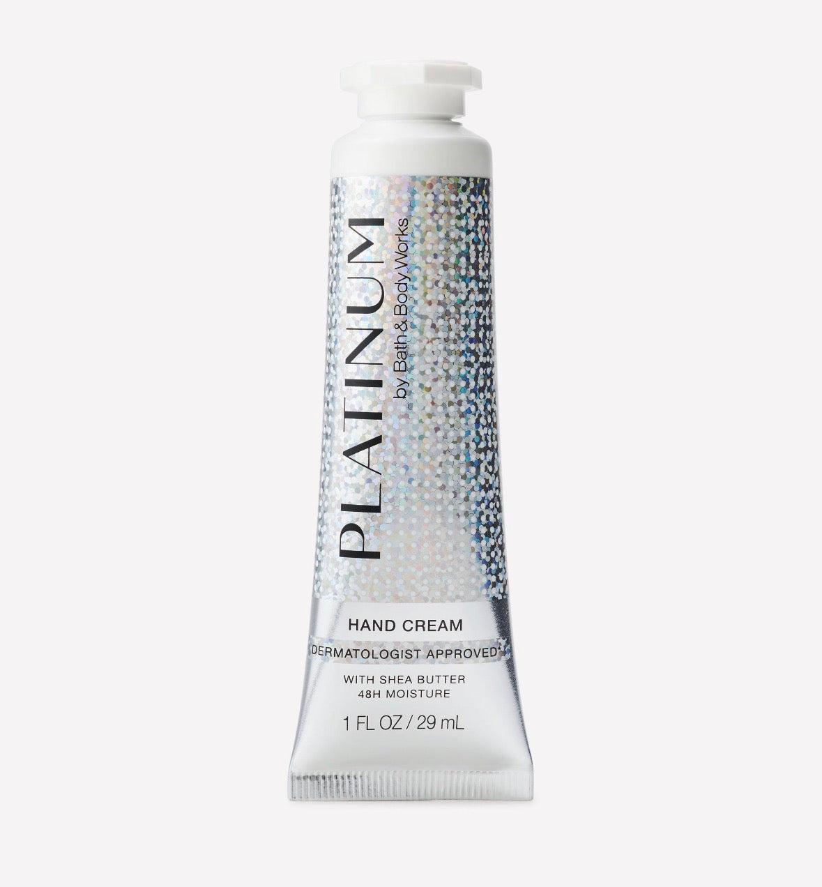 Bath & Body Works Platinum Hand Cream 29 ml – Crema de Manos con Manteca de Karité