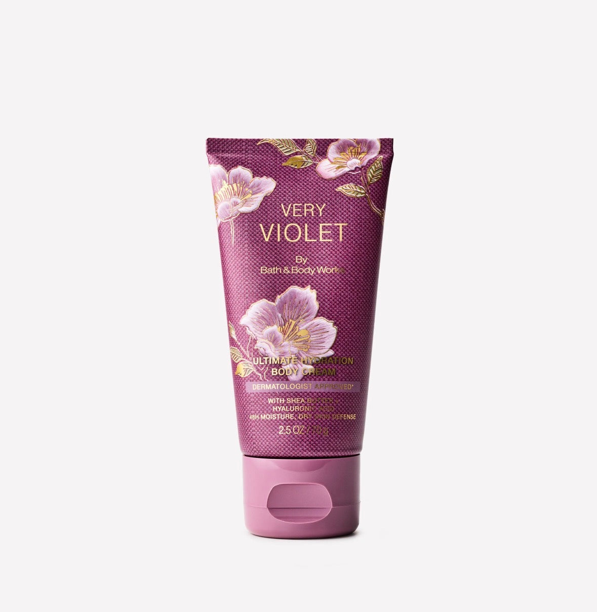 Bath & Body Works Very Violet Mini Body Cream 70 g | Crema Corporal Floral Hidratante