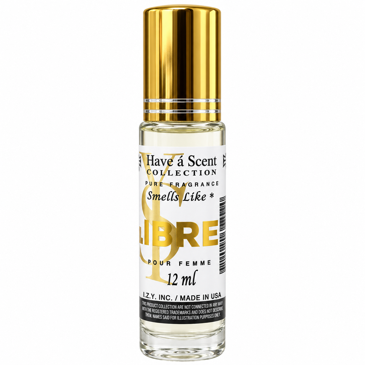 Perfume en aceite roll-on inspirado en Libre para mujer · 12 ml