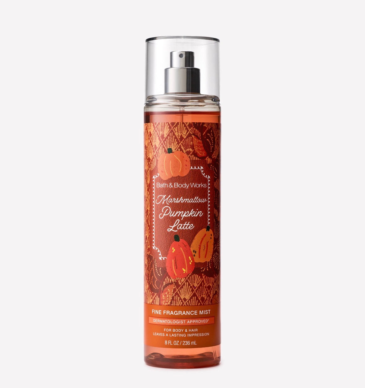 Marshmallow Pumpkin Latte Fine Fragrance Mist Bath & Body Works 236 ml