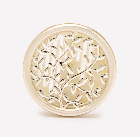 Bath & Body Works Golden Leaves Car Fragrance Holder – Porta Aromatizante para Auto