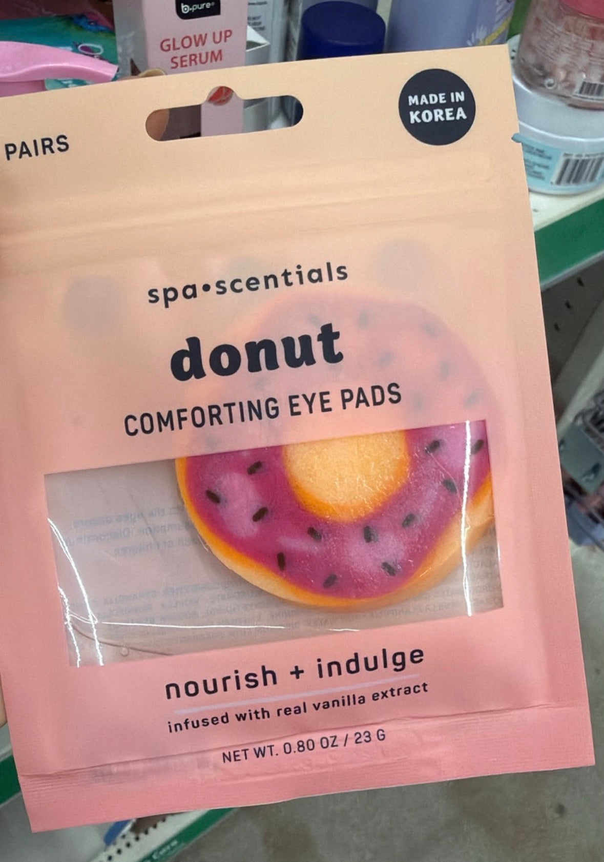 Spa scentials donuts Comforting Eye Pads