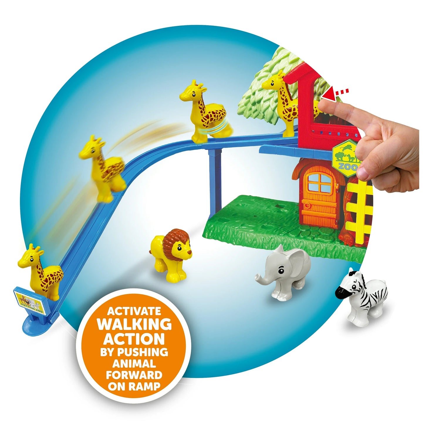 Kid Connection Animal Zoo Set de Juego, 22 Piezas