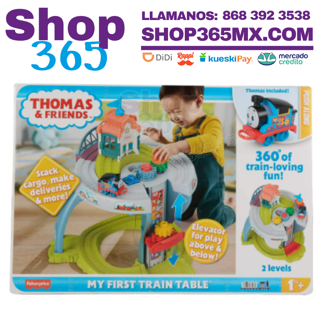 Thomas & Friends, Mi Primer Juguete para Niños con Mesa de Tren con Vía y Actividades Motoras Finas