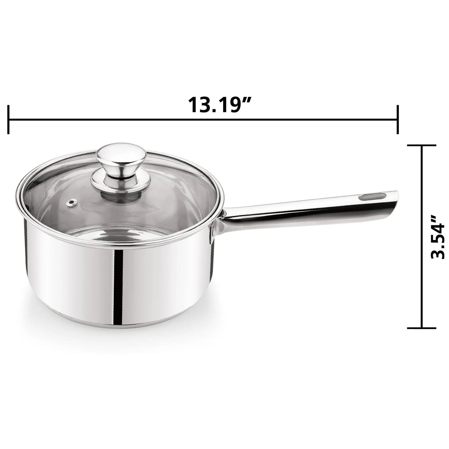 Mainstays Juego de Utensilios de Cocina y Sartenes de Acero Inoxidable Antiadherente de 10 Piezas