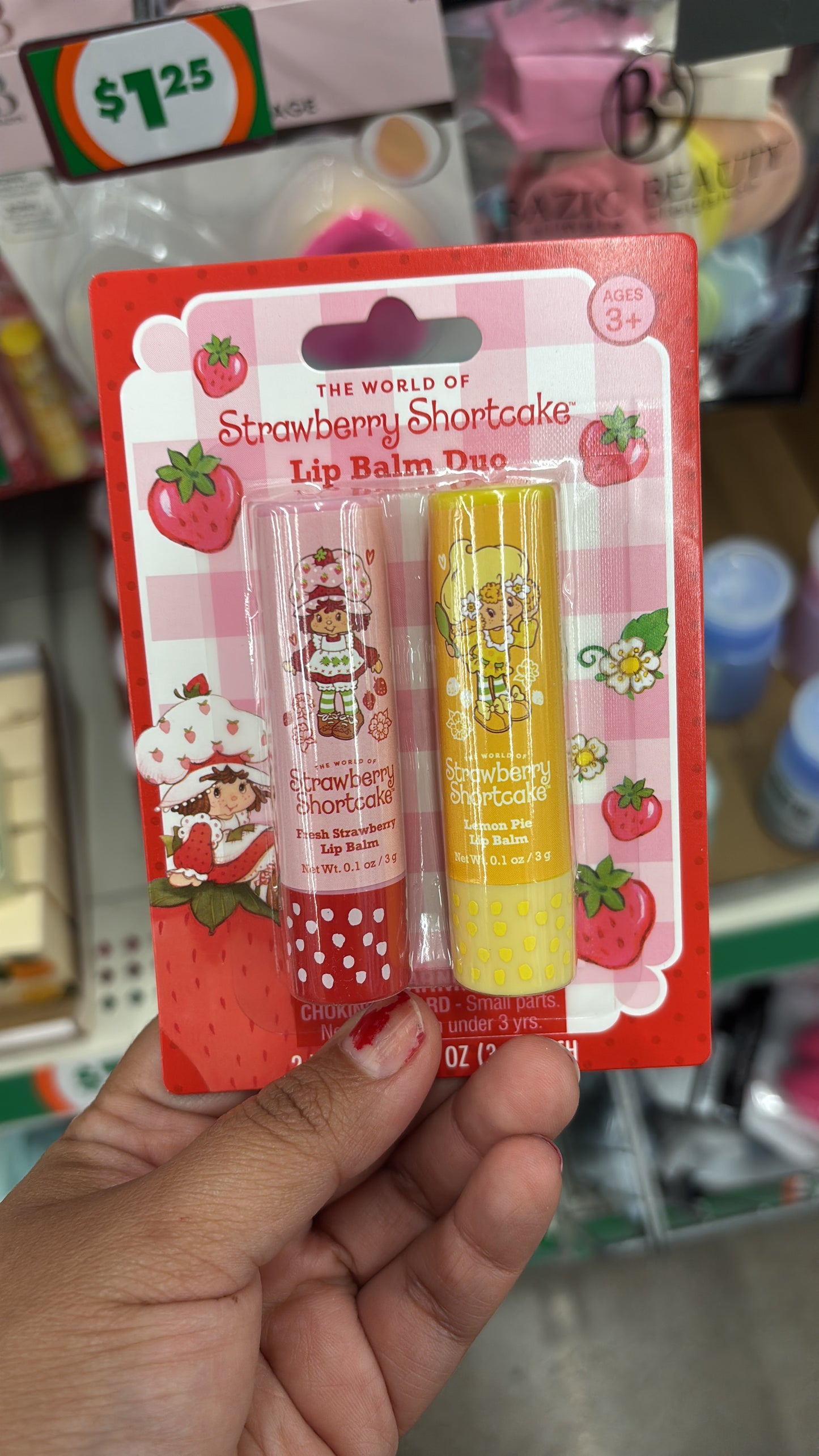 Strawberry Shorcake Lip Balm Duo