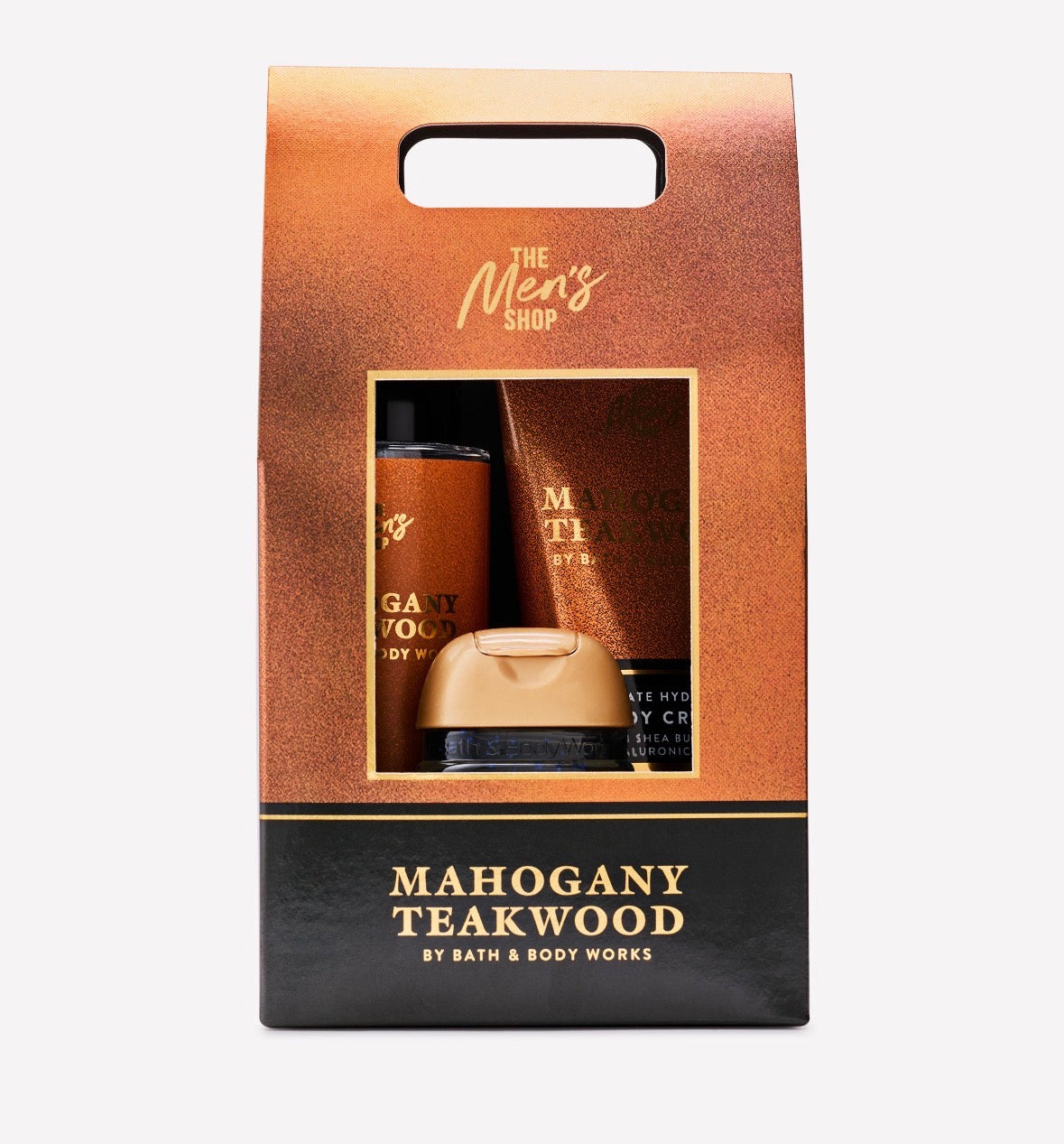 Bath & Body Works Mahogany Teakwood Gift Set para Hombre – Set de Regalo