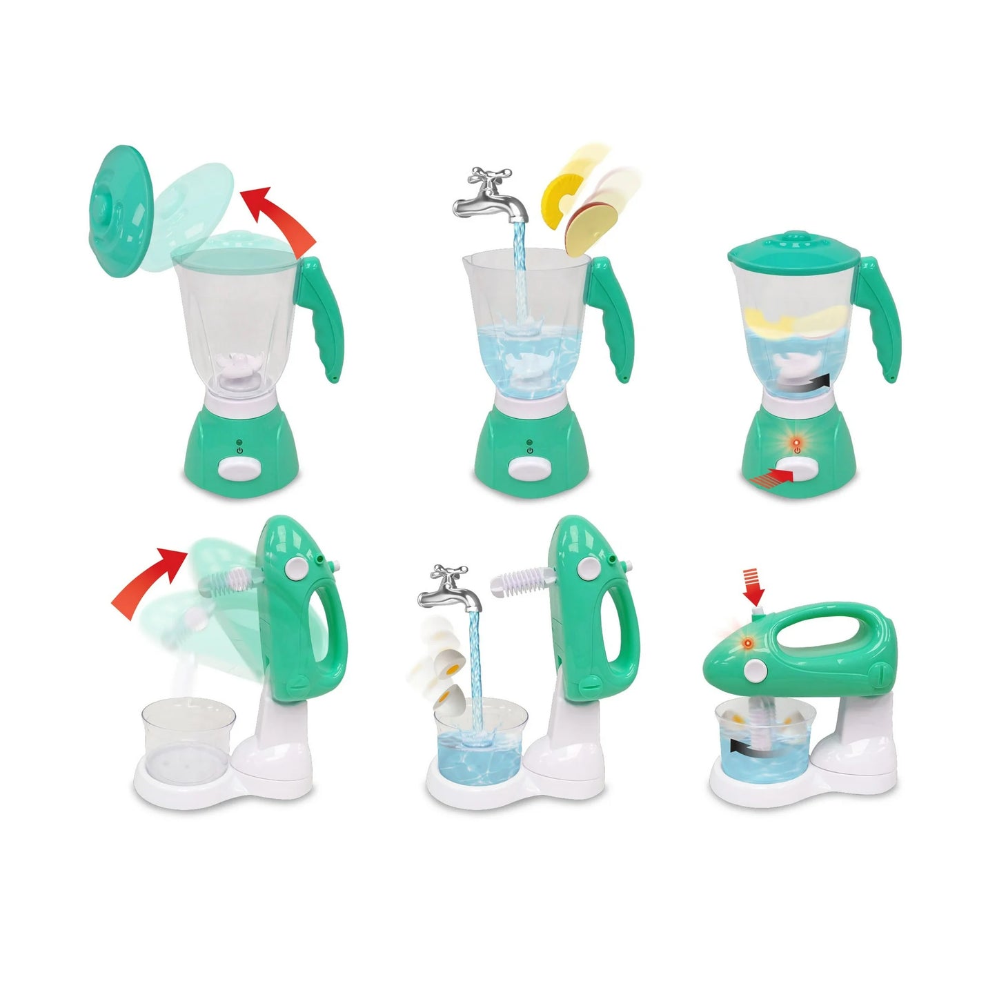 Kid Connection Juego de Utensilios de Cocina Electrónicos 26 Piezas, Juguetes para Niños Pequeños