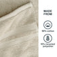2 PZA Toalla de Baño Sólida 30" x 54", Beige Papiro