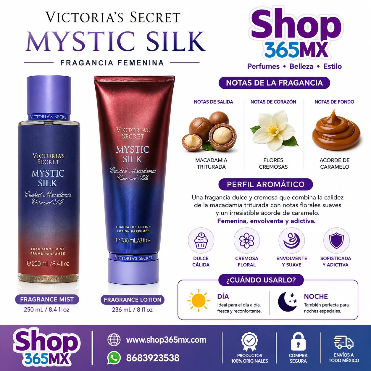 Victoria’s Secret Mystic Silk – Fragrance Mist & Lotion
