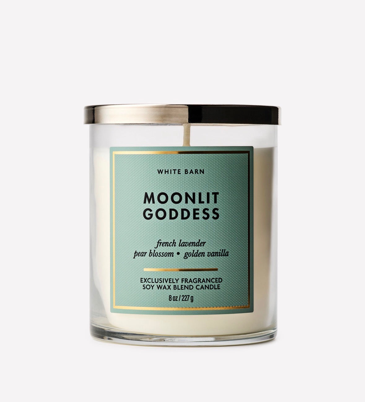 Moonlit Goddess – Vela Aromática 1 Mecha White Barn 8 oz / 227 g
