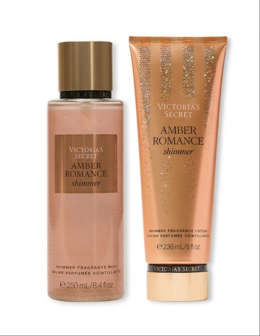 Set Victoria's Secret Shimmer: Amber Romance – Calidez y Seducción Infinita