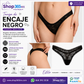 🖤 Tanga Victoria’s Secret de Encaje Floral Negro para Mujer – Corte Bajo