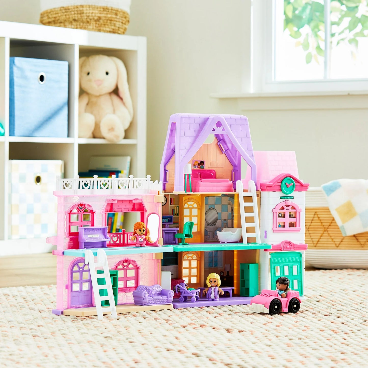 Kid Connection Doll House Set de Juego, 28 Piezas