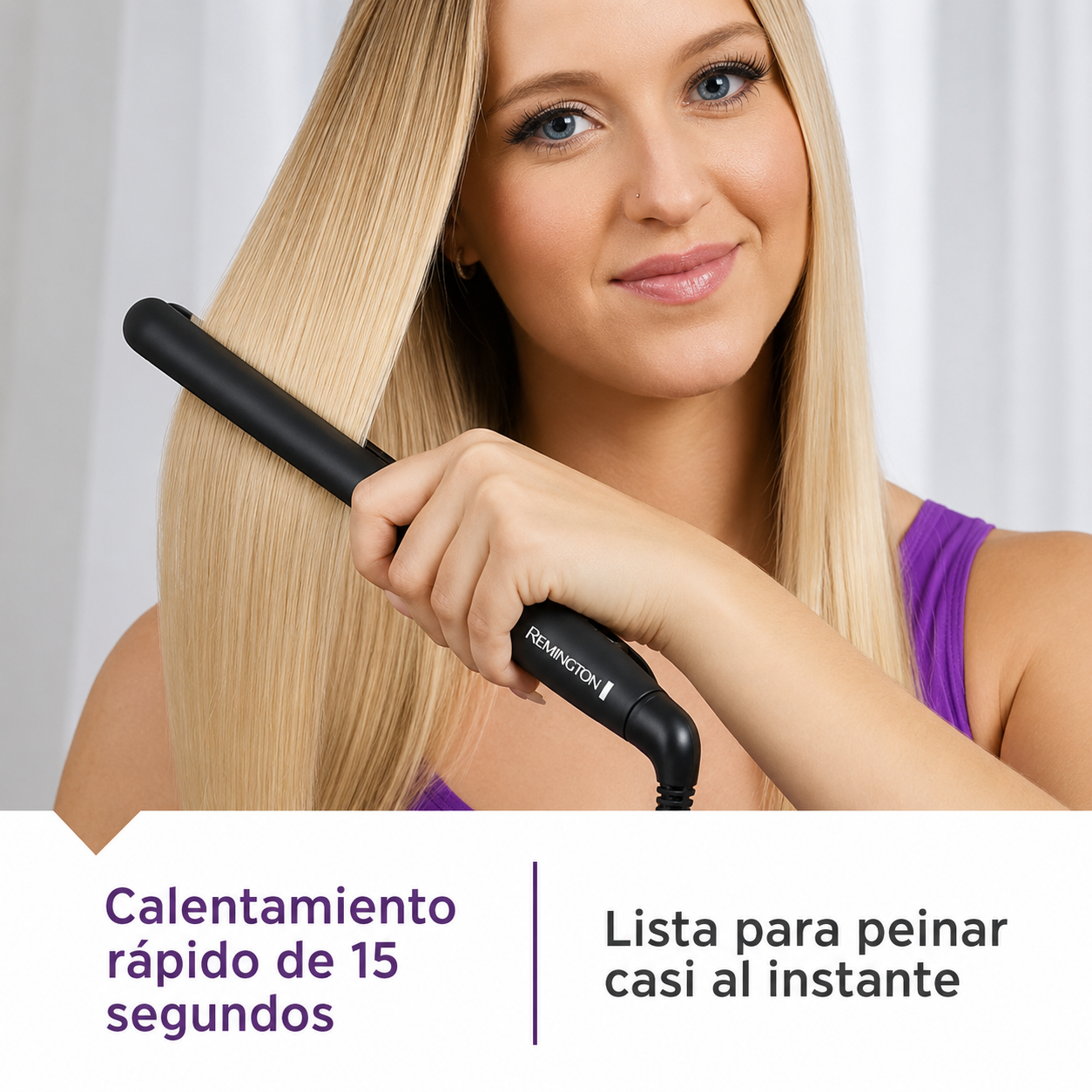 Remington Plancha Extra Delgada de 1/2"