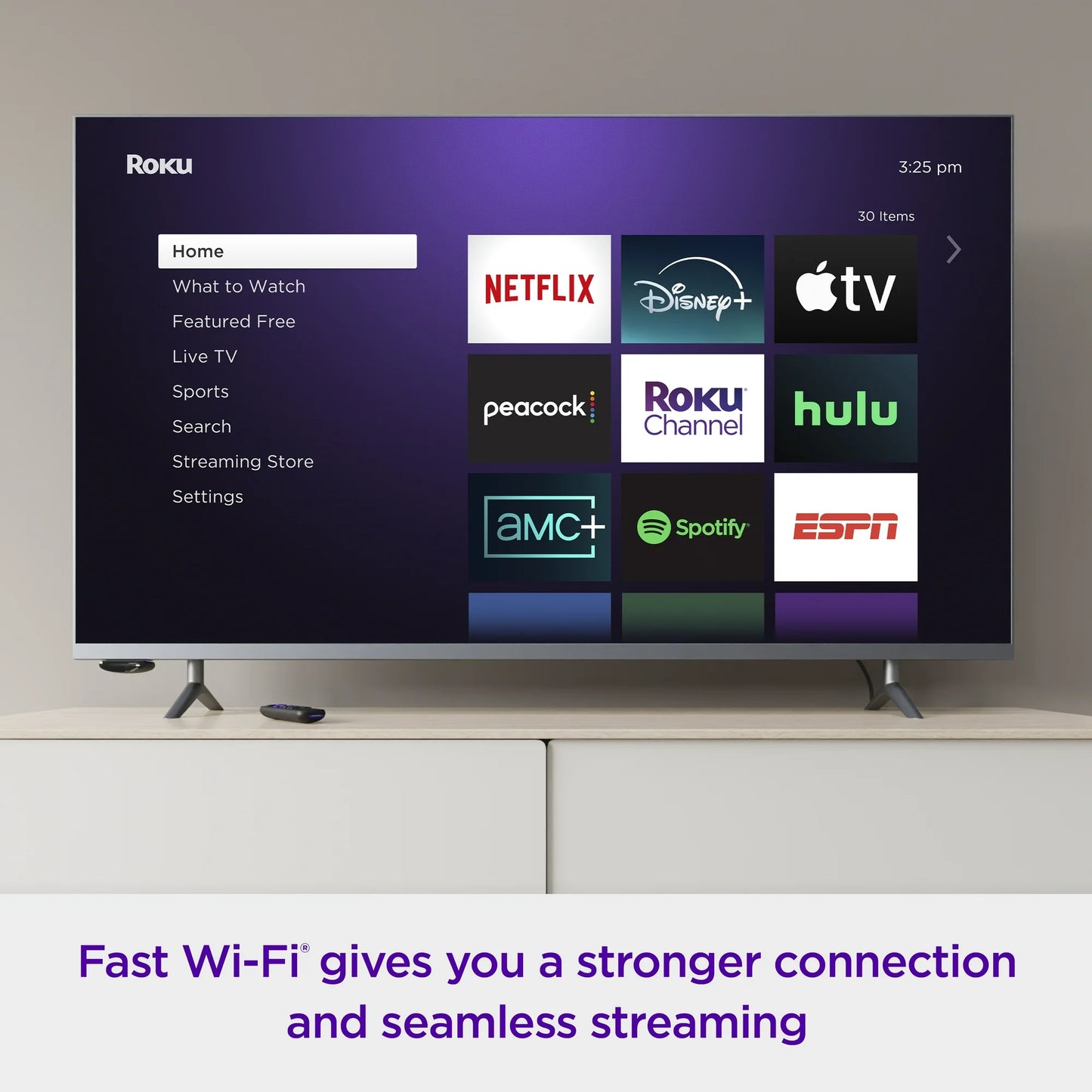 Roku Expreso 4K plus Reproductor de Streaming HD 4K HDR con Control Remoto por Voz Roku con Controles de Television