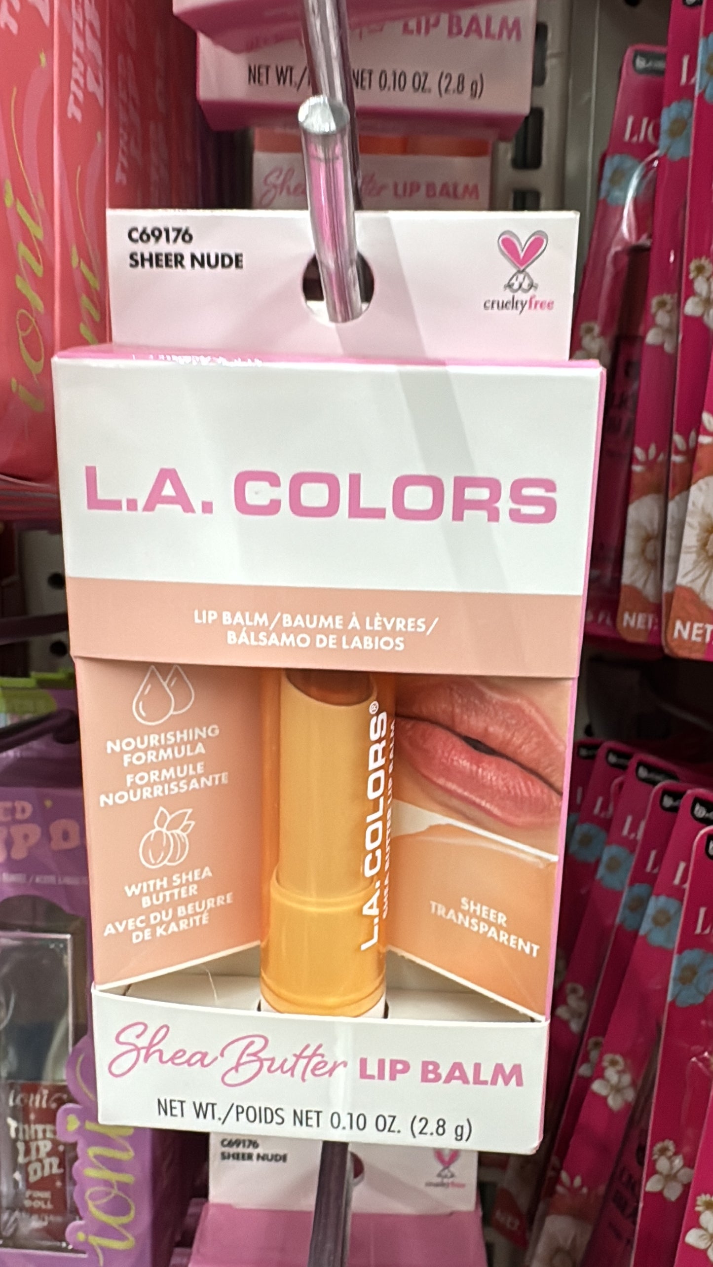 La colors sheer nude lip balm