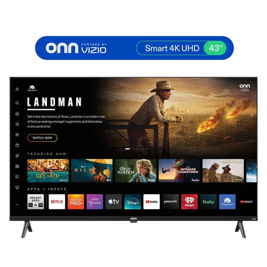 onn Smart TV 4K UHD de 43" con Alimentación VIZIO, 43S4V1