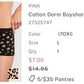Cotton Dorm Boyshort