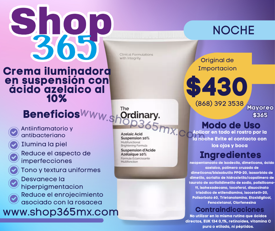 Azelaic Acid 10% Suspensión THE ORDINARY