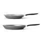 Tramontina Primaware Juego de Sartenes Antiadherentes de 2 Piezas, Asfalto de 9.5 Pulgadas y 11 Pulgadas