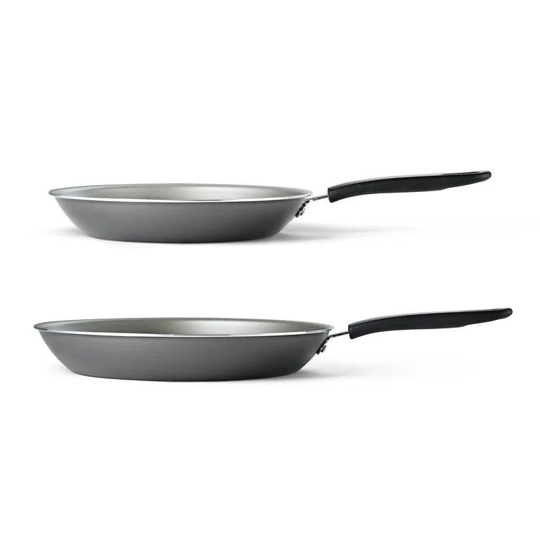 Tramontina Primaware Juego de Sartenes Antiadherentes de 2 Piezas, Asfalto de 9.5 Pulgadas y 11 Pulgadas