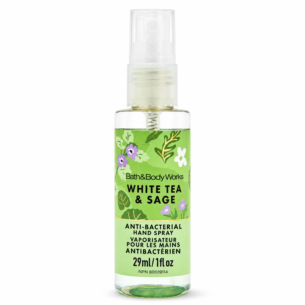 White Tea & Sage Spray Antibacterial para Manos 29 ml | Bath & Body Works