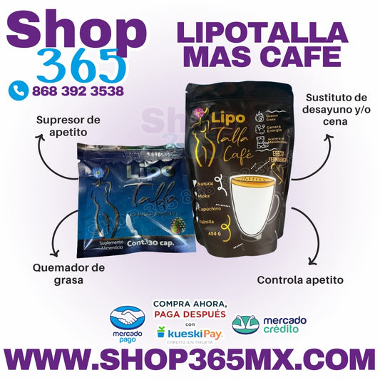 Lipotalla Blue Loss Size + Lipotalla Cafe