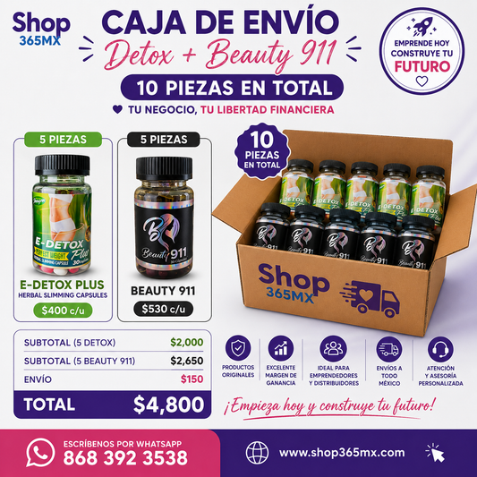 BEAUTY 911 + EDETOX PLUS MAYOREO