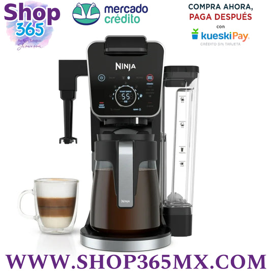 Ninja Cafetera de Goteo Especial de Doble Preparación, Monodosis, Compatible con Cápsulas K-Cup, 12 Tazas, Jarra de Vidrio, CFP300