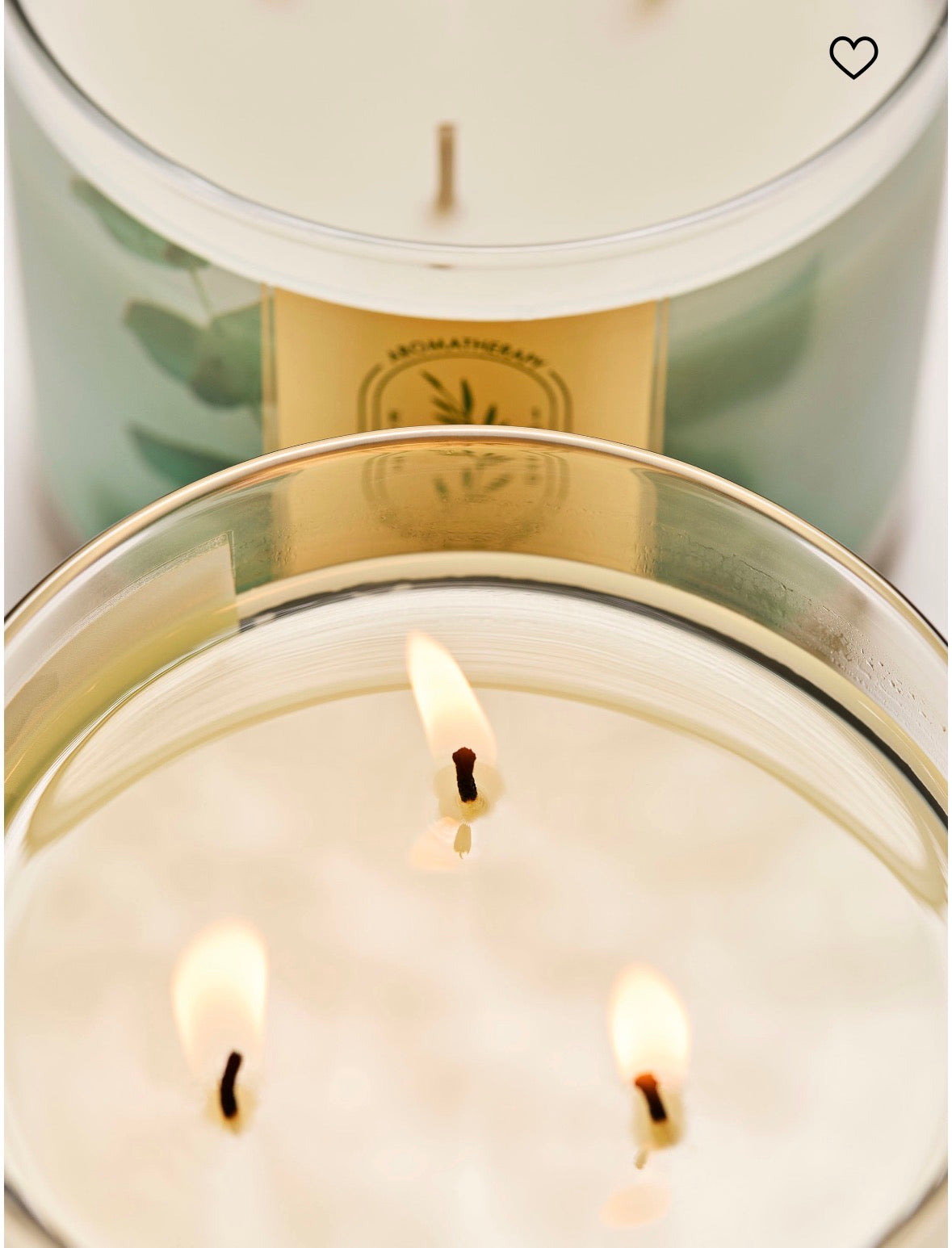 Vela Stress Relief Eucalyptus + Spearmint 3 Mechas Bath & Body Works Aromatherapy – 14.5 oz / 411 g