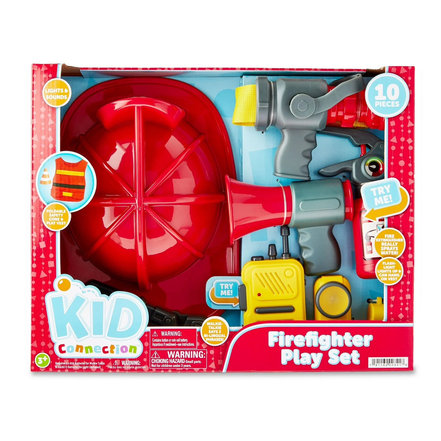 Kid Connection Set de Juego Bombero 10 Piezas