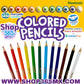 Lápices de colores Crayola, colores surtidos, preafilados, colorantes para adultos, 12 unidades