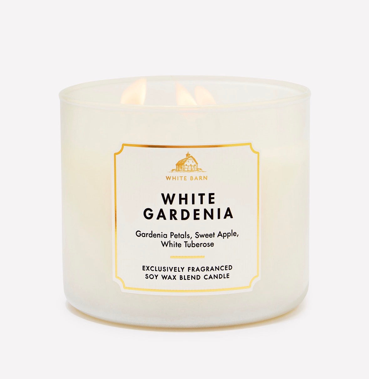 Bath & Body Works White Gardenia Vela Aromática 3 Mechas White Barn 411 g
